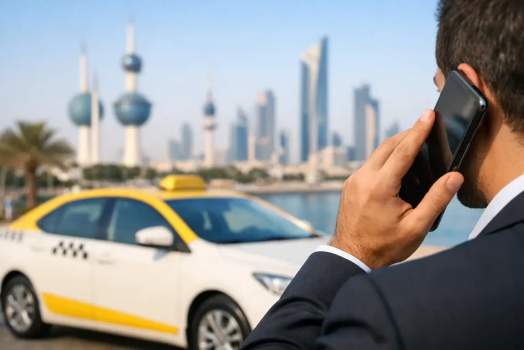 كيفية حجز سيارة أجرة هاتفيا بسهولة